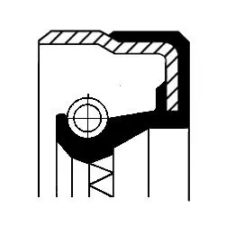 Shaft Seal, wheel hub 01033874B