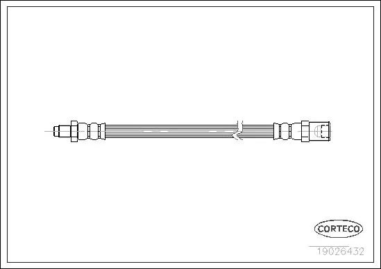 Brake Hose 19026432