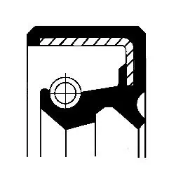 Shaft Seal, wheel hub 01034436B