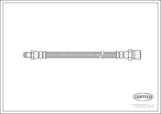 CORTECO 19020363 Brake Hose