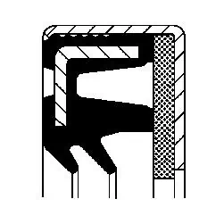 Shaft Seal, wheel hub 12019601B