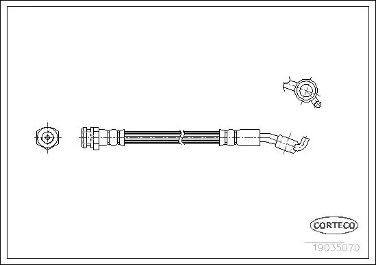 Brake Hose 19035070