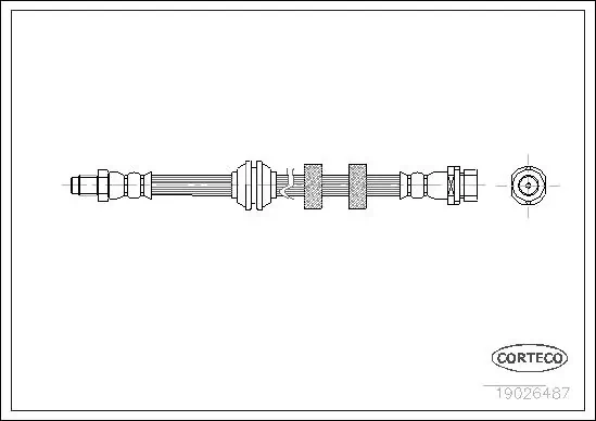 Brake Hose 19026487