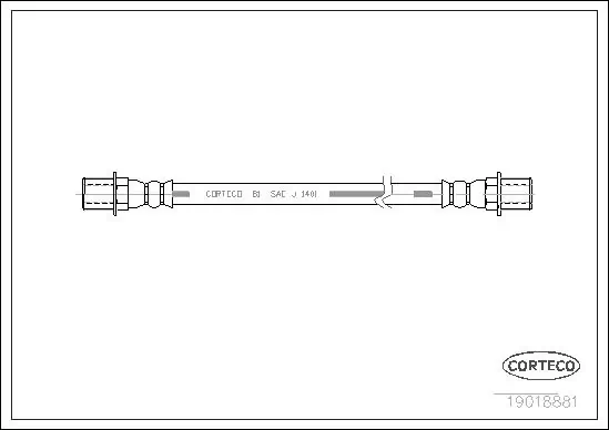 CORTECO 19018881 Brake Hose