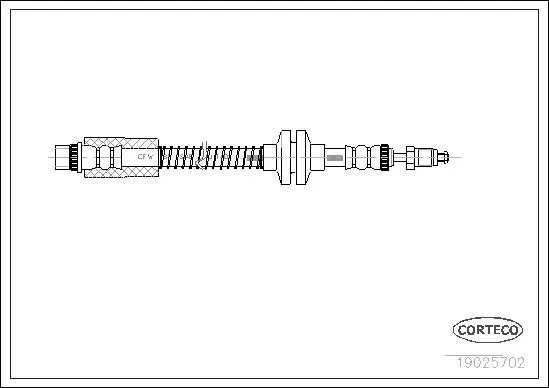 Brake Hose 19025702