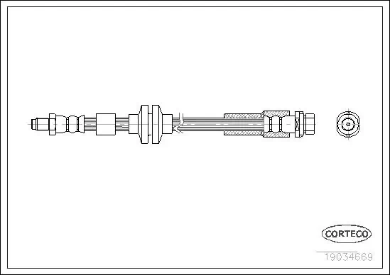 Brake Hose 19034669