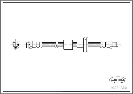 Brake Hose 19034869