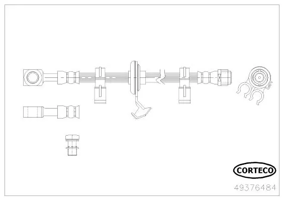 CORTECO 49376484 Brake Hose