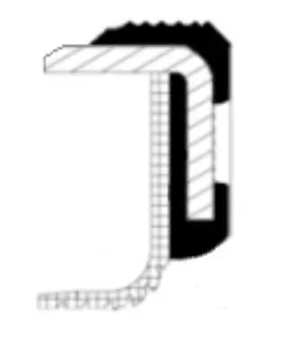 Shaft Seal, crankshaft 19036653B