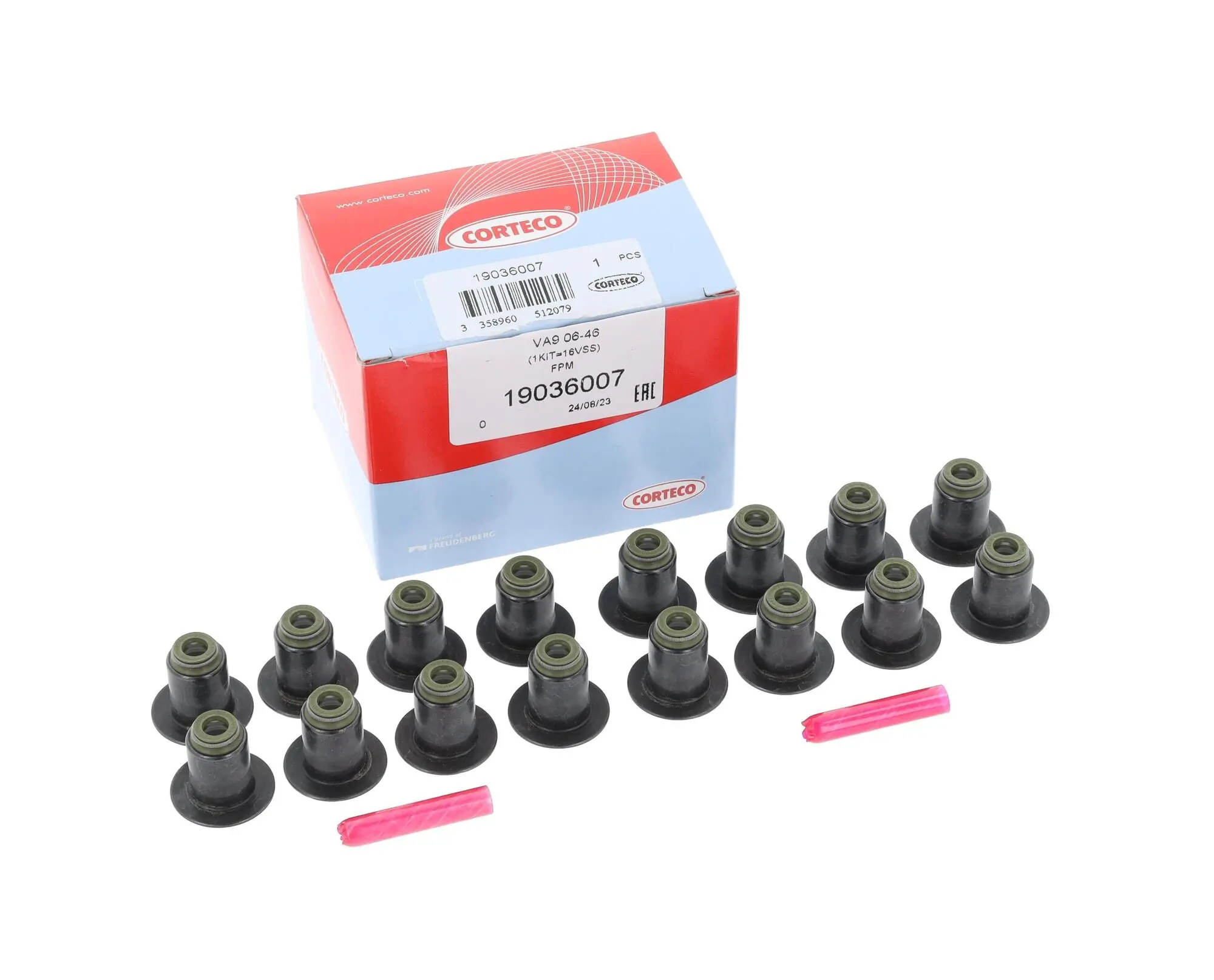 Seal Set, valve stem 19036007