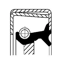 Shaft Seal, manual transmission 01019153B