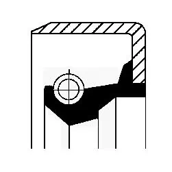 Shaft Seal, wheel hub 19031938B