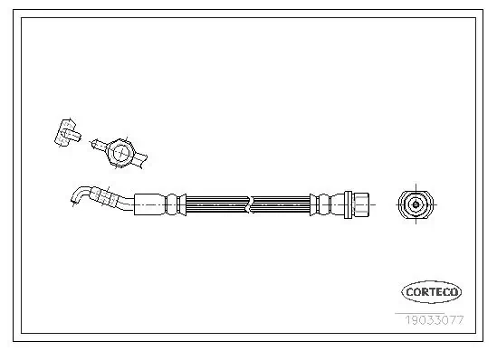 Brake Hose 19033077