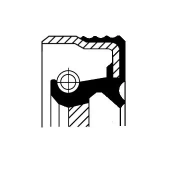 Shaft Seal, crankshaft 01016267B