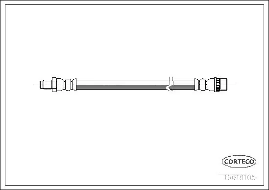 CORTECO 19019105 Brake Hose