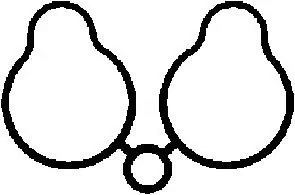 Gasket, intake manifold 026458H