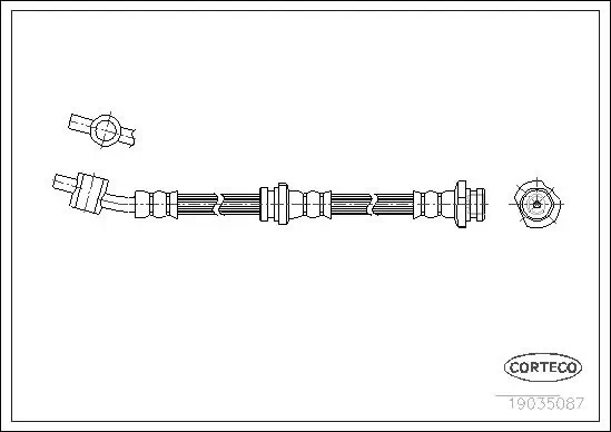 Brake Hose 19035087