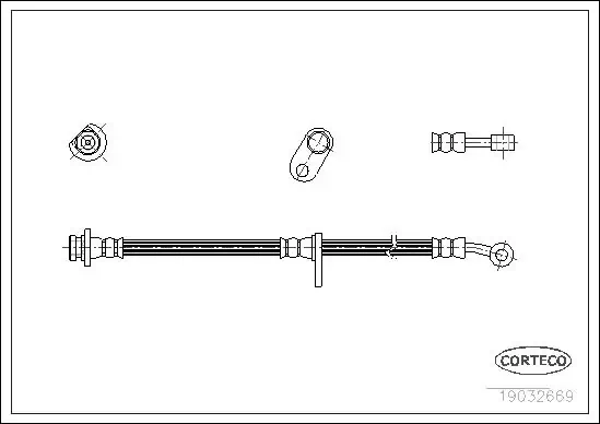 Brake Hose 19032669