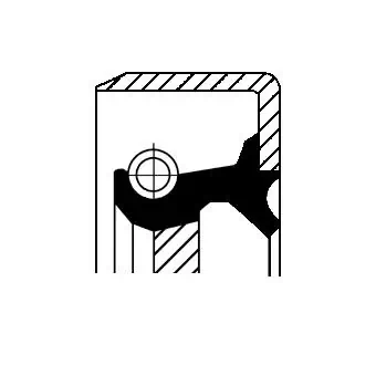 Shaft Seal, crankshaft 12011821B