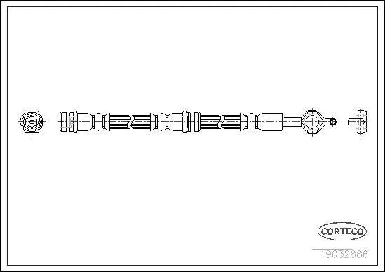 Brake Hose 19032886