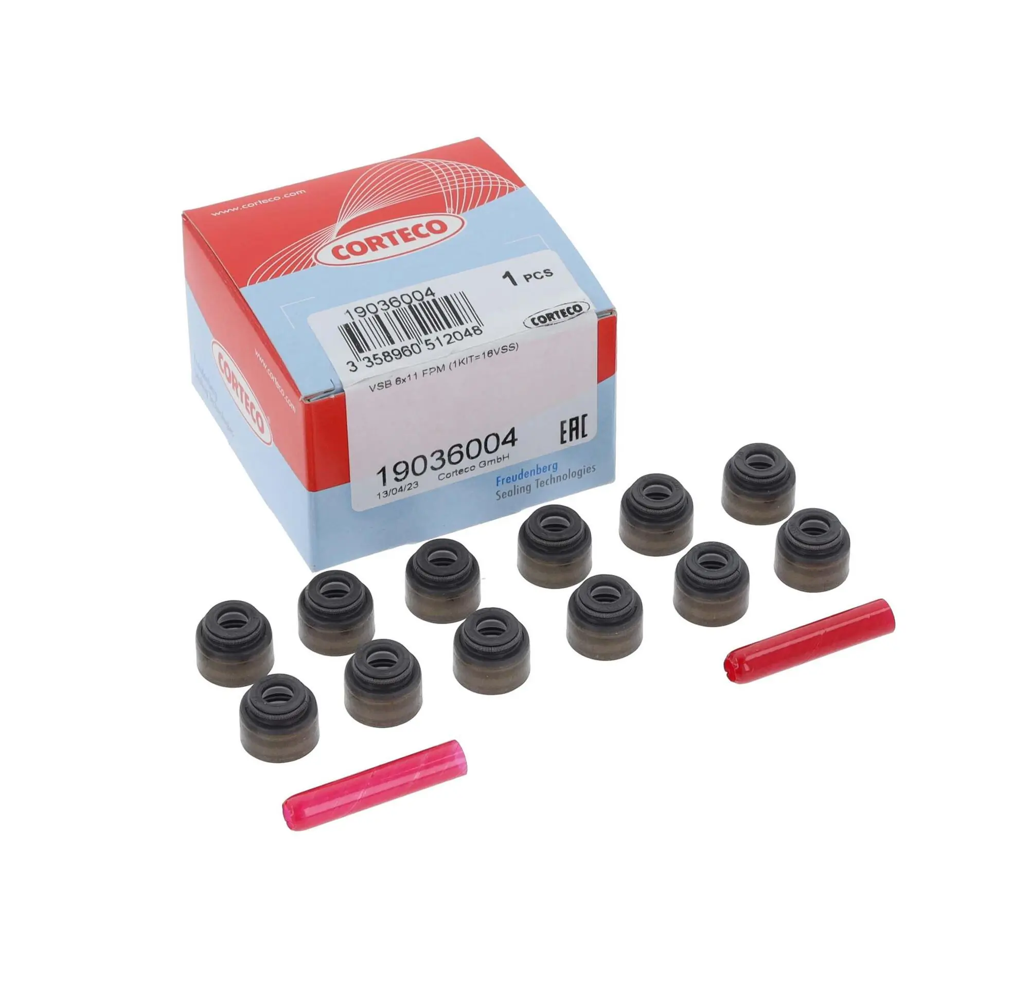 Seal Set, valve stem 19036004