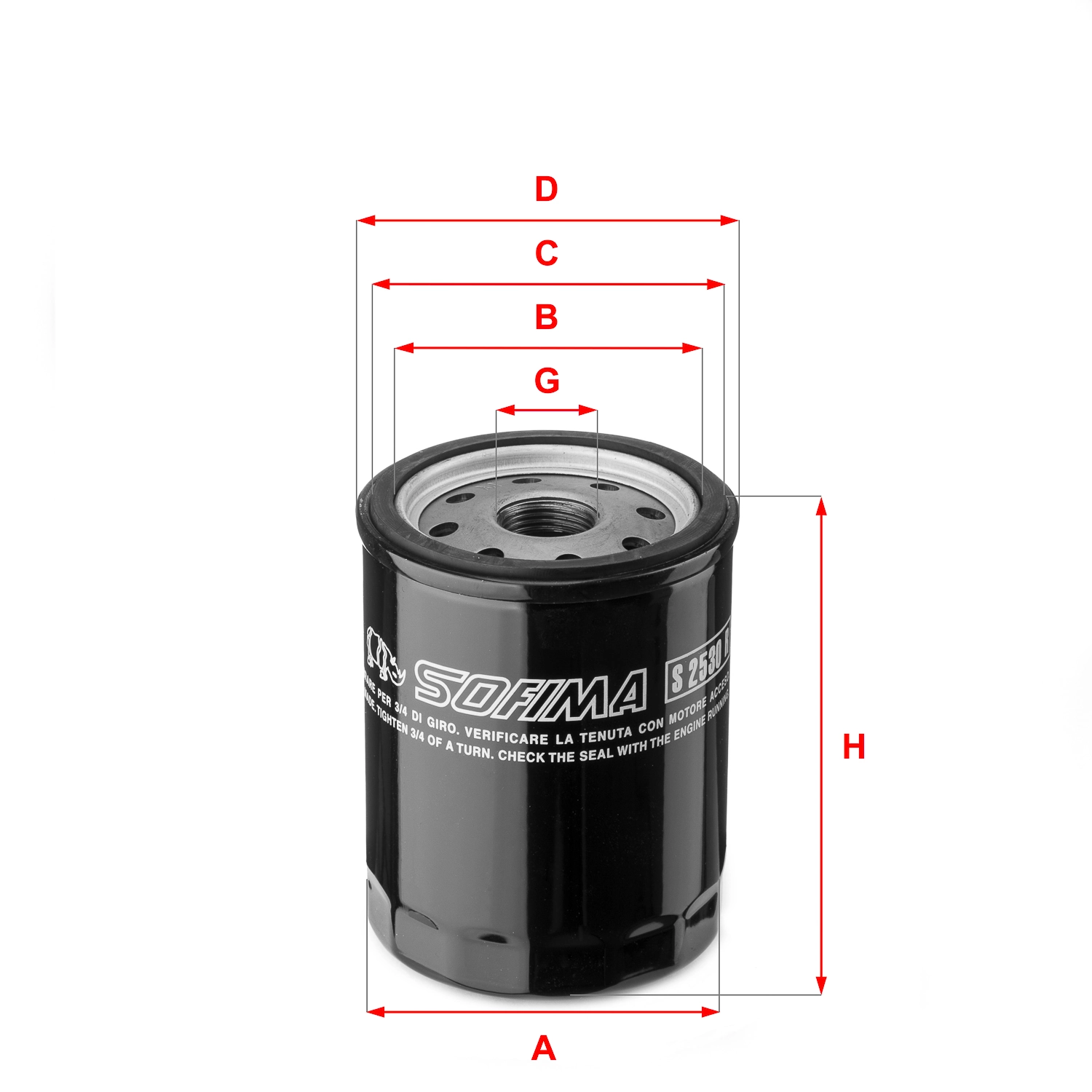Oil Filter S 2530 R