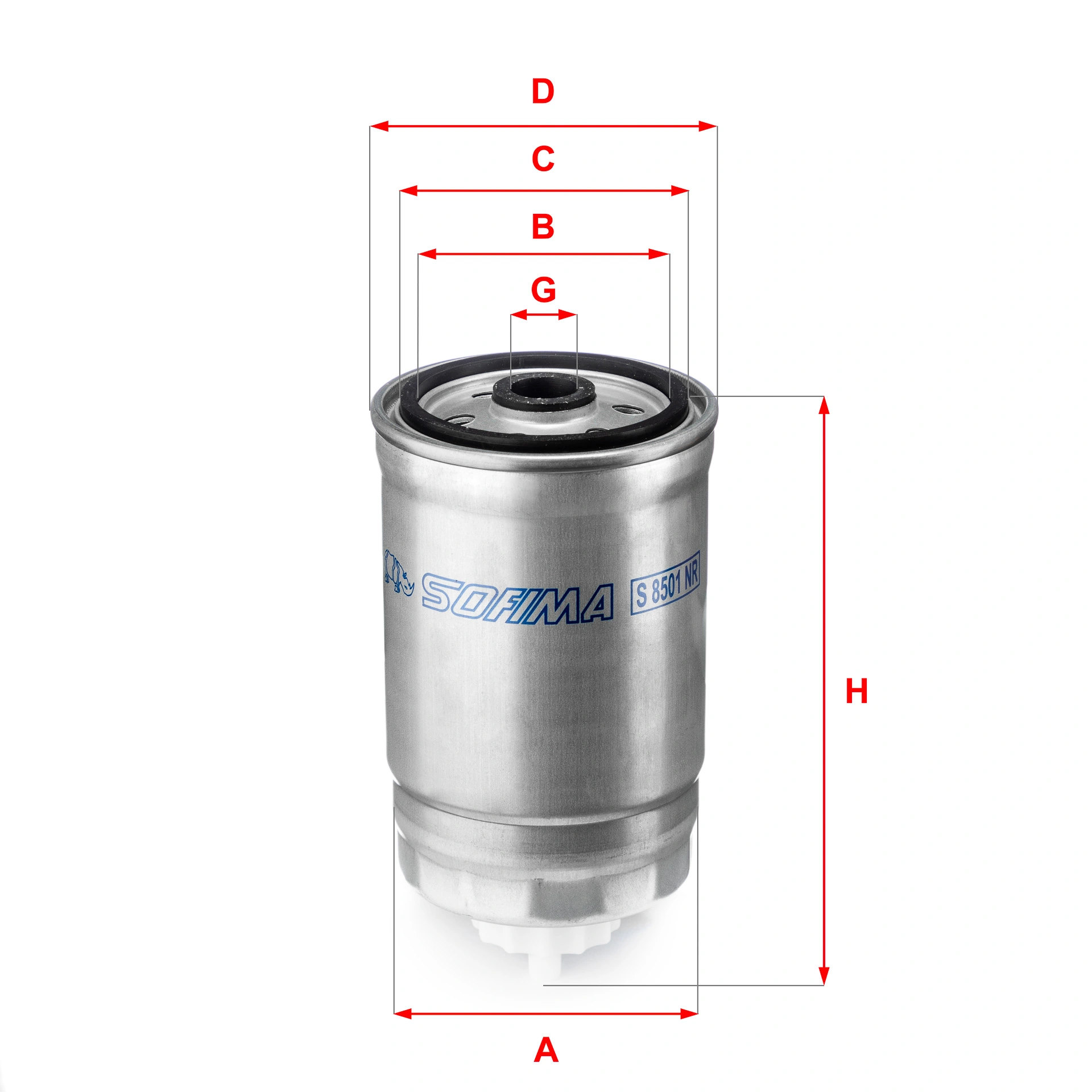 Fuel Filter S 8501 NR