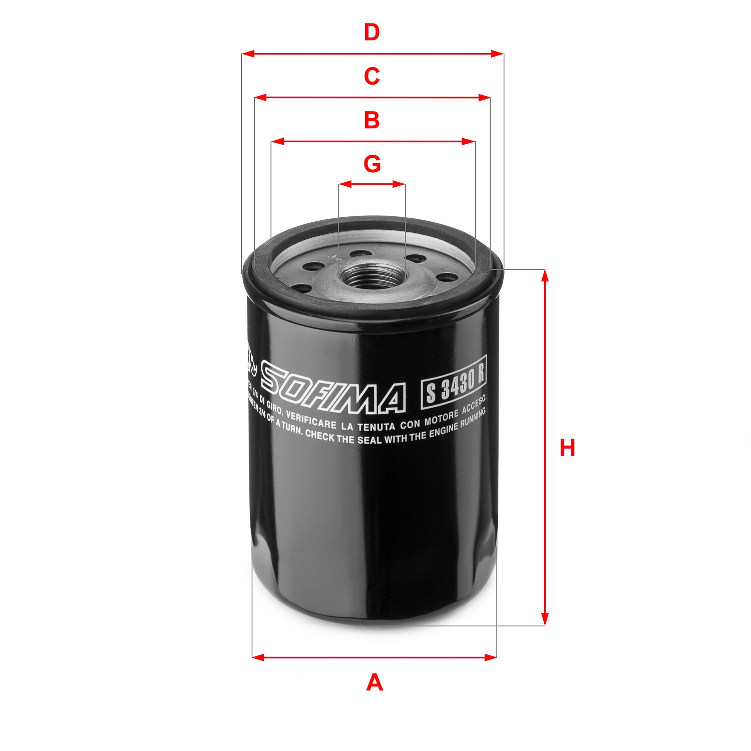 Oil Filter S 3430 R