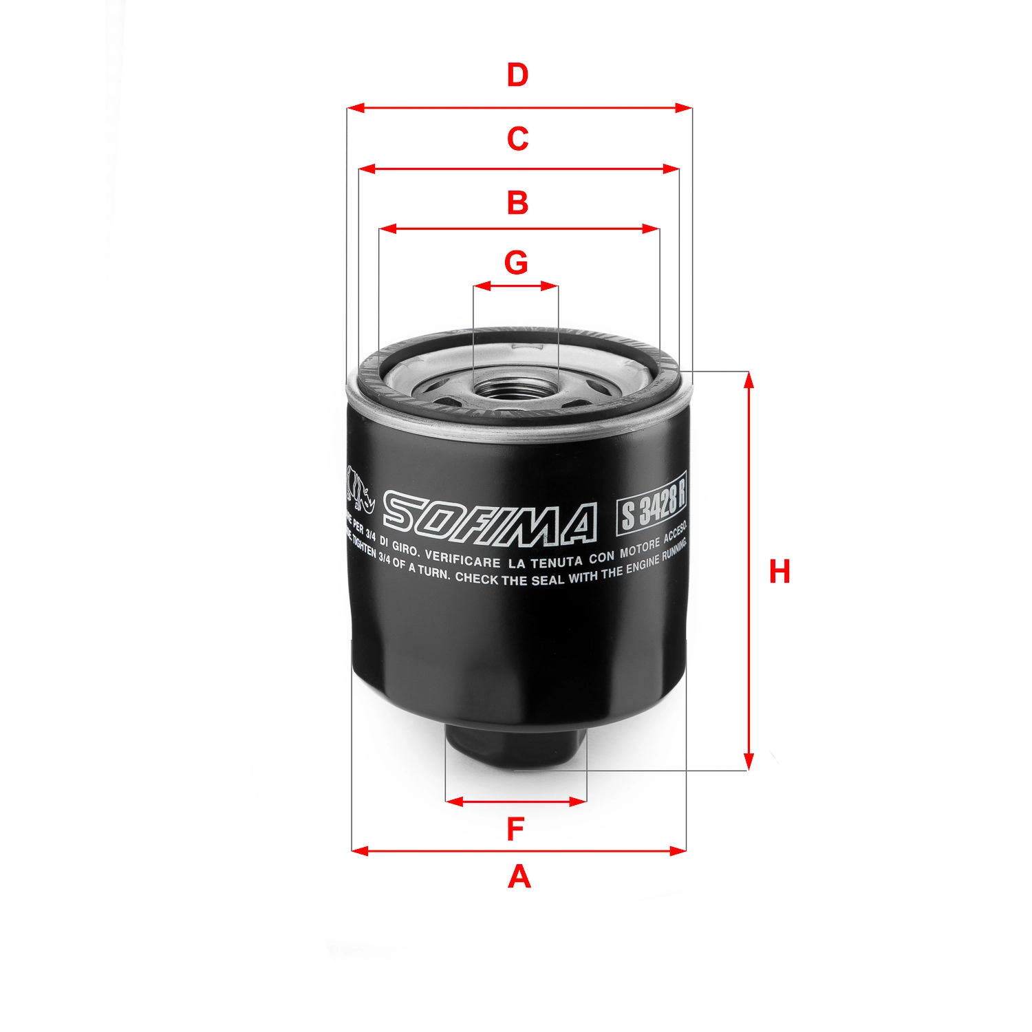 Oil Filter S 3428 R