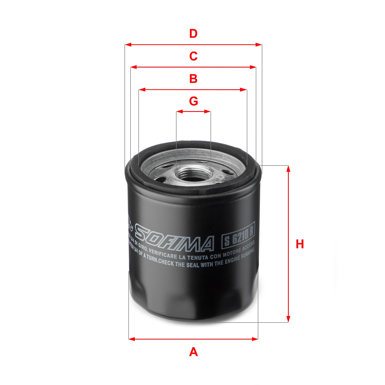 Oil Filter S 6210 R