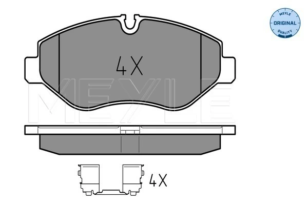 MEYLE 025 291 9220 Brake Pad Set, disc brake