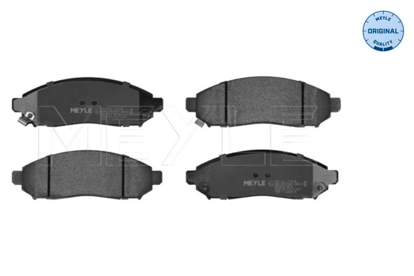Brake Pad Set, disc brake MEYLE-ORIGINAL: True to OE. 025 242 2716/W