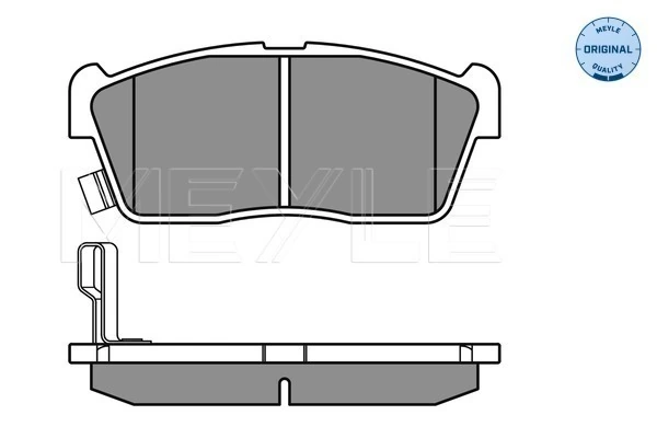 Brake Pad Set, disc brake MEYLE-ORIGINAL: True to OE. 025 235 0715