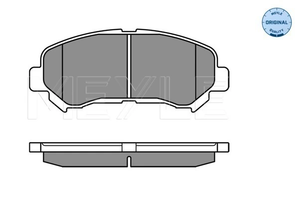 MEYLE 025 246 3217 Brake Pad Set, disc brake