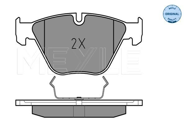 Brake Pad Set, disc brake MEYLE-ORIGINAL: True to OE. 025 233 4720