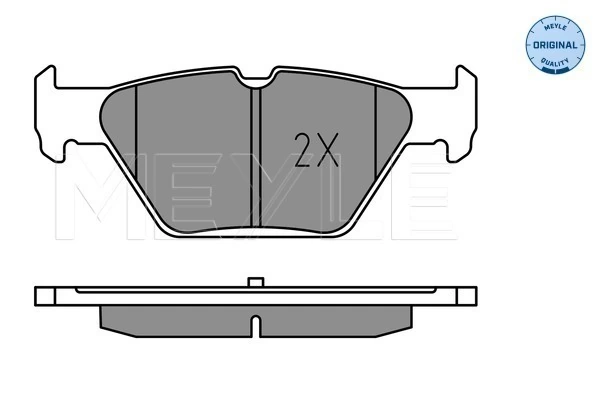 MEYLE 025 221 5814 Brake Pad Set, disc brake