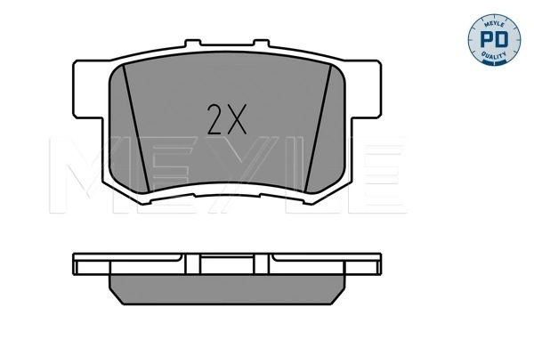 MEYLE 025 237 3615/PD Brake Pad Set, disc brake