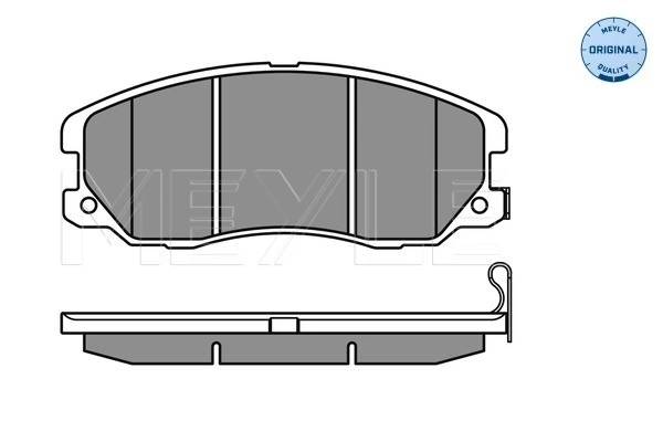MEYLE 025 245 1016/W Brake Pad Set, disc brake