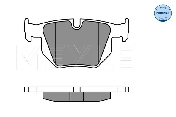 Brake Pad Set, disc brake MEYLE-ORIGINAL: True to OE. 025 212 8217