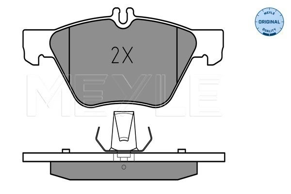 Brake Pad Set, disc brake MEYLE-ORIGINAL: True to OE. 025 216 7020
