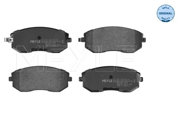 Brake Pad Set, disc brake MEYLE-ORIGINAL: True to OE. 025 238 6517/W