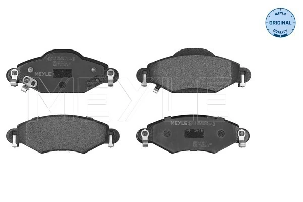 Brake Pad Set, disc brake MEYLE-ORIGINAL: True to OE. 025 233 4017/W