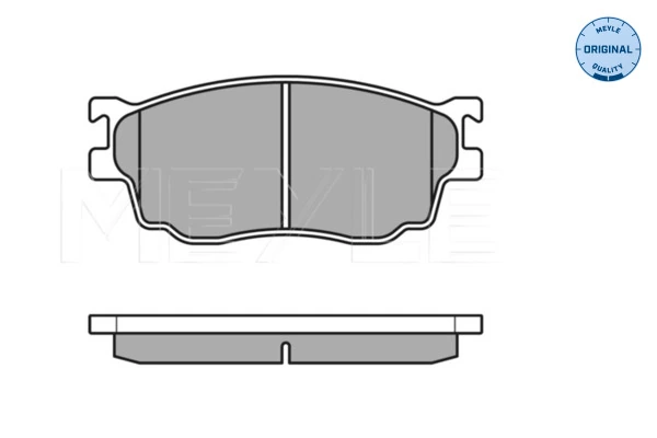 Brake Pad Set, disc brake MEYLE-ORIGINAL: True to OE. 025 237 7716/W