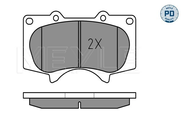 MEYLE 025 240 2417/PD Brake Pad Set, disc brake