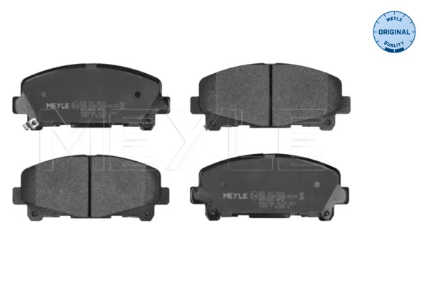 Brake Pad Set, disc brake MEYLE-ORIGINAL: True to OE. 025 247 6616