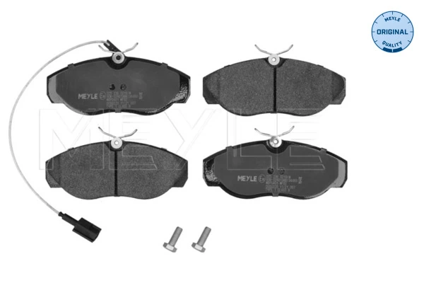 Brake Pad Set, disc brake MEYLE-ORIGINAL: True to OE. 025 236 0219/W