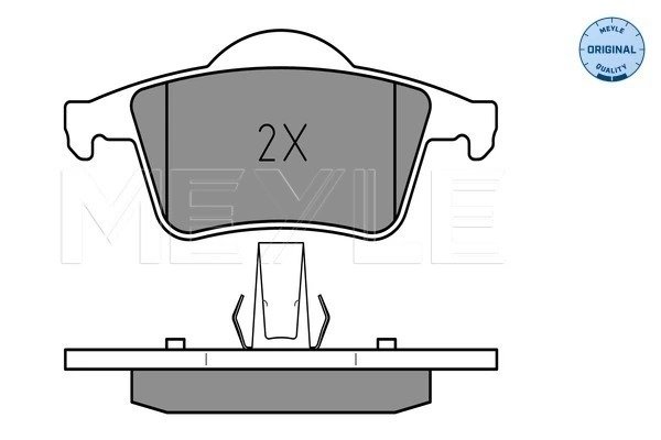 Brake Pad Set, disc brake MEYLE-ORIGINAL: True to OE. 025 230 7616