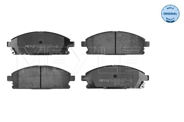 Brake Pad Set, disc brake MEYLE-ORIGINAL: True to OE. 025 234 2016/W