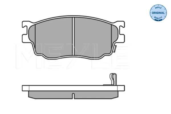 Brake Pad Set, disc brake MEYLE-ORIGINAL: True to OE. 025 237 7716/W