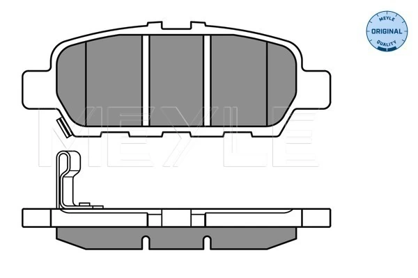 MEYLE 025 248 7113/W Brake Pad Set, disc brake